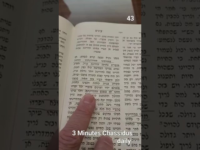 3 Minutes Chasidus Daily R Shloime Ehrlich #43