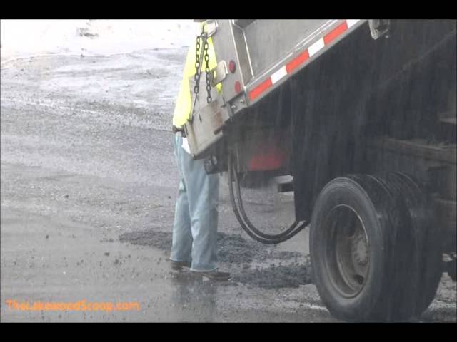 Ocean County Filling Potholes Cold Patch