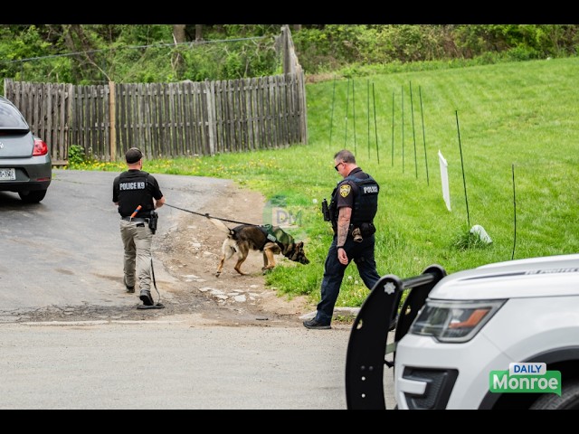 Multi-agency manhunt ended near Smith’s Clove Park after suspect fled into woods in Monroe.