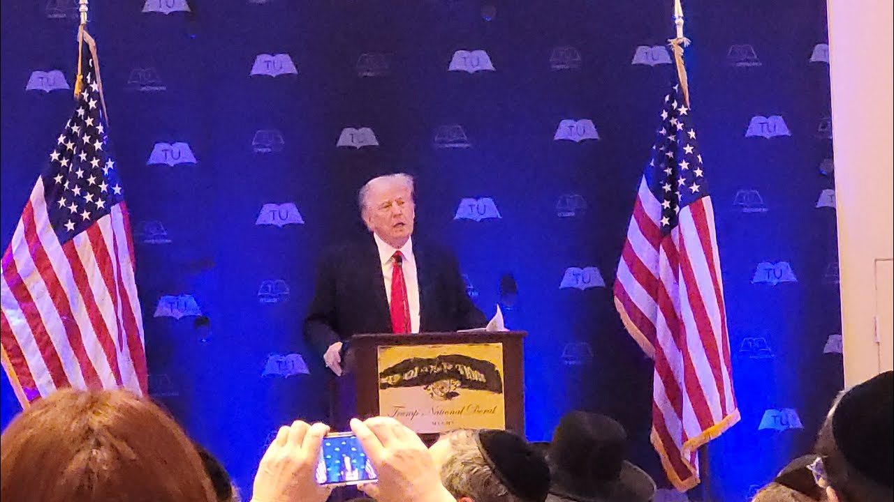 Donald J. Trump Speaking at Torah Umesorah Presidents Convention