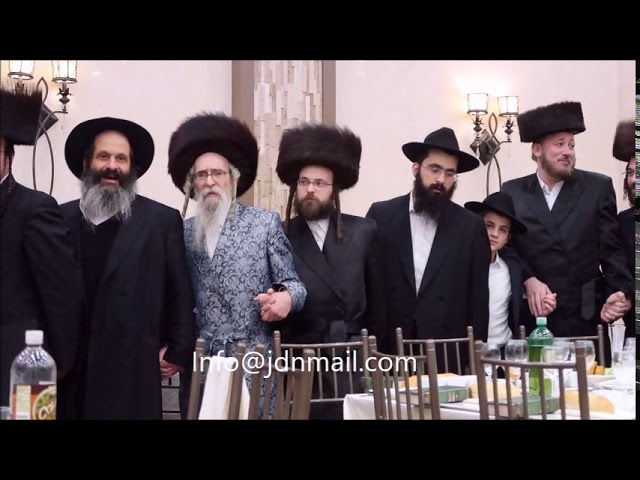 Sholom Rubashkin And Family At Sheva Bruchos in Koson Teves 5778