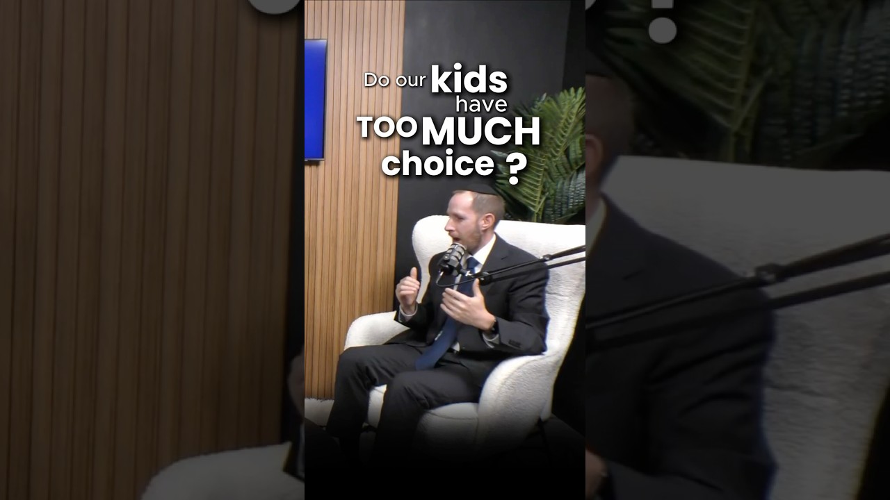Do our kids have TOO MUCH choice?