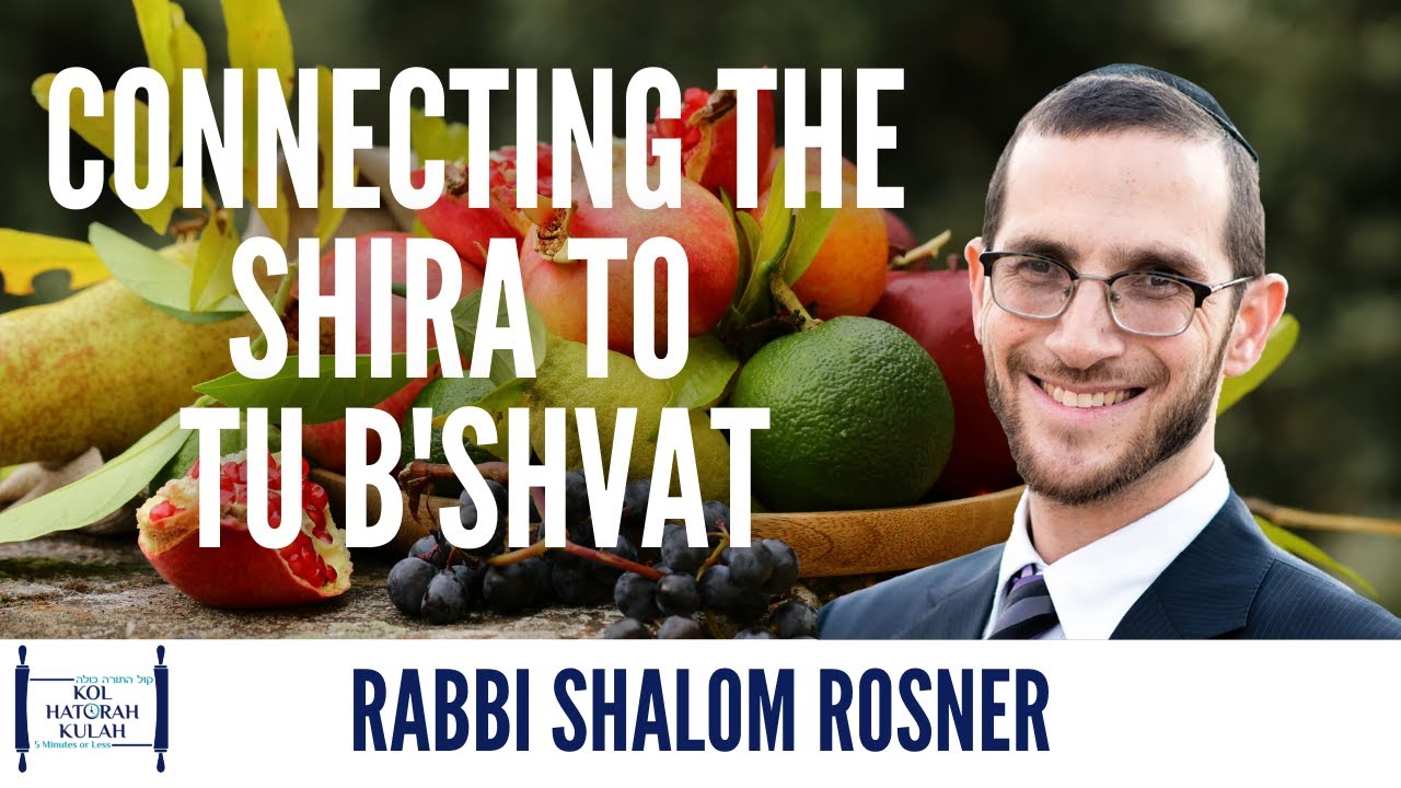 Connecting the Shira to Tu B'shvat - Rabbi Shalom Rosner