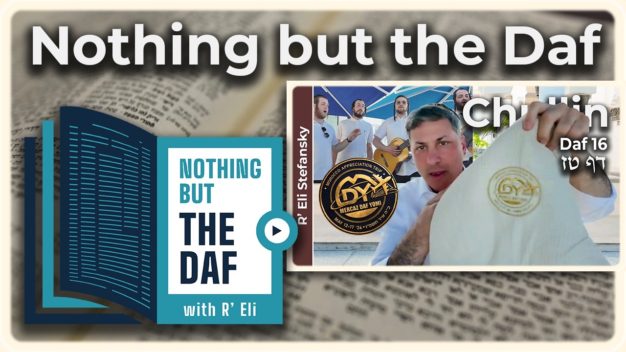 CHAZARAH - Chullin Daf 16 | "Nothing but the Daf" with R' Eli Stefansky