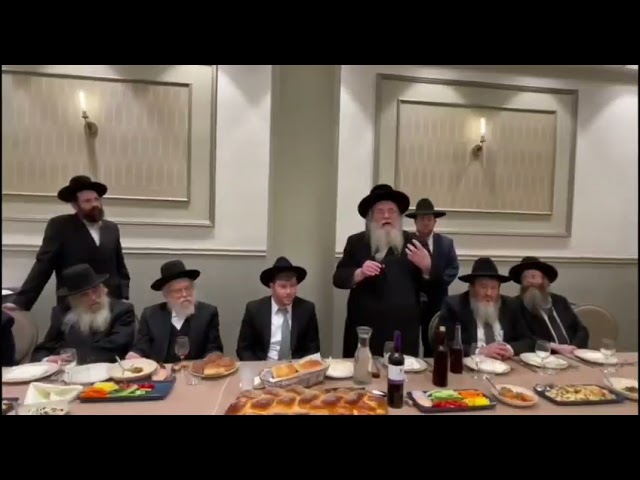הגר"ש אלתר ביים שמחת השבע ברכות לבן ראש מוסדות "תפארת בחורים" הגאון רבי דוד בירנצוויג שליט"א