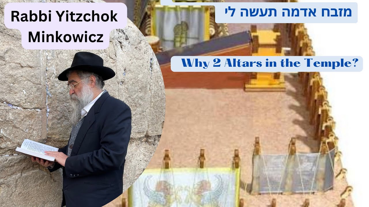 Why 2 Altars in the Temple? מזבח אדמה תעשה לי A New Kabbalah class by Rabbi Yitzchok Minkowicz