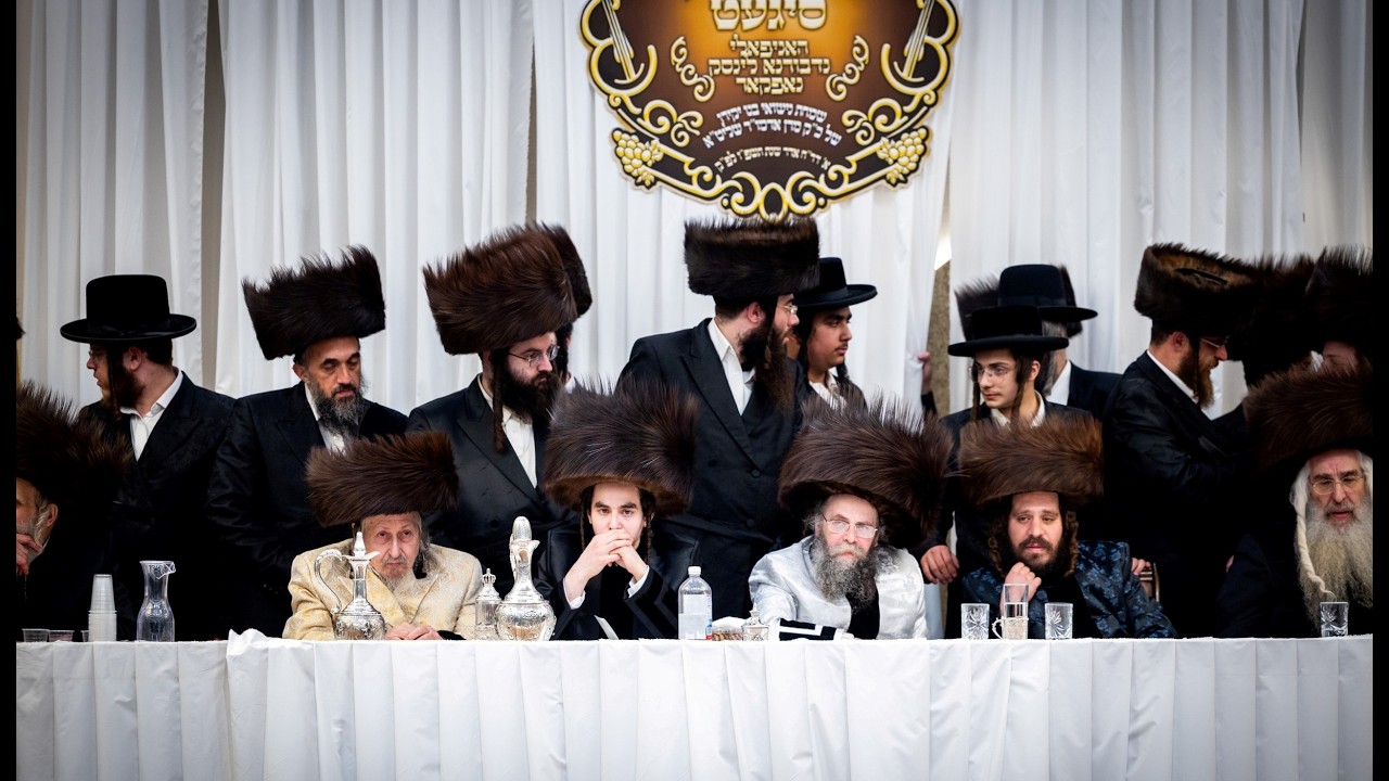 שמחת החתונה פון החתן בן האדמו"ר מקרעטשניף סיגעט וויליאמסבורג