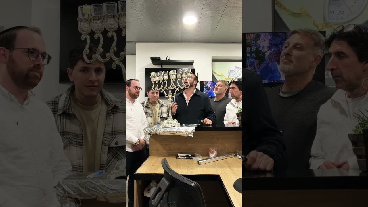 נר ראשון של חנוכה, היכל התרבות באר שבע #חנוכה #תפארת