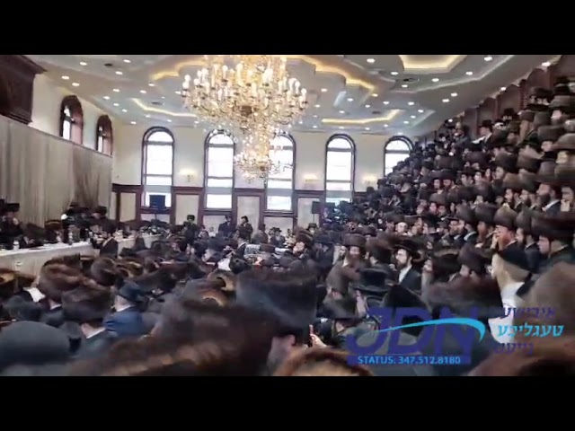 Kabolas Ponim At Wedding Of Boyaner Rebbe's Einikel in London - Tammuz 5784