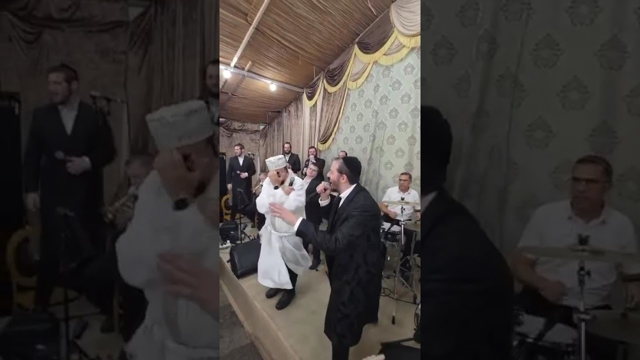 שלומי גרטנר - ליפא שמעלצער יולי דיקמן הושענא רבא בסוכת הנגיד יוסי בייניש
