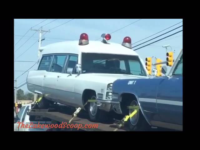 Vintage Ambulances spotted on Route 9 near Lakewood