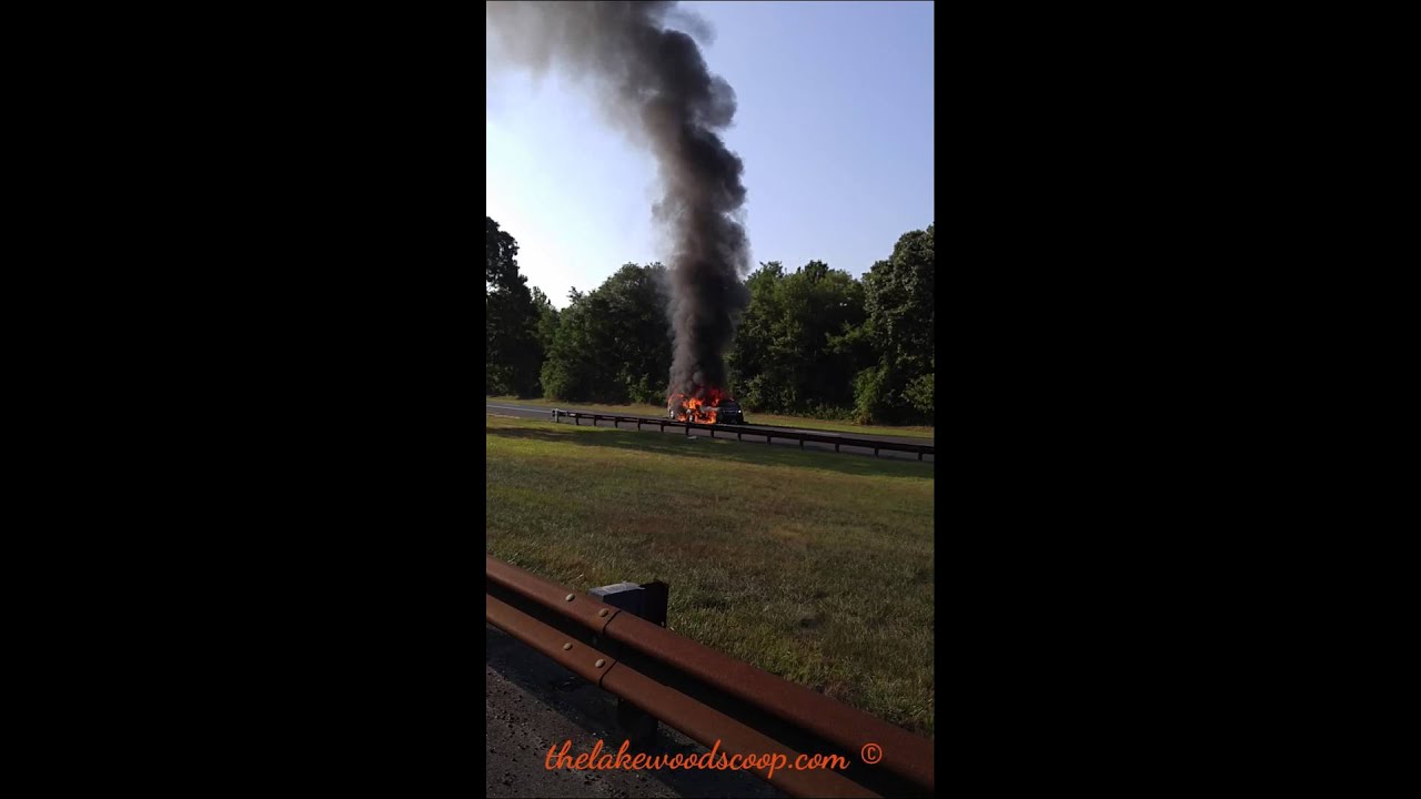 Two Vehicles Burn on GSP following Crash