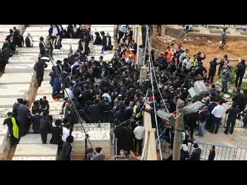 מסע הלויה פון מרן הגאון הגדול השר התורה רבי חיים קנייבסקי זצוק"ל