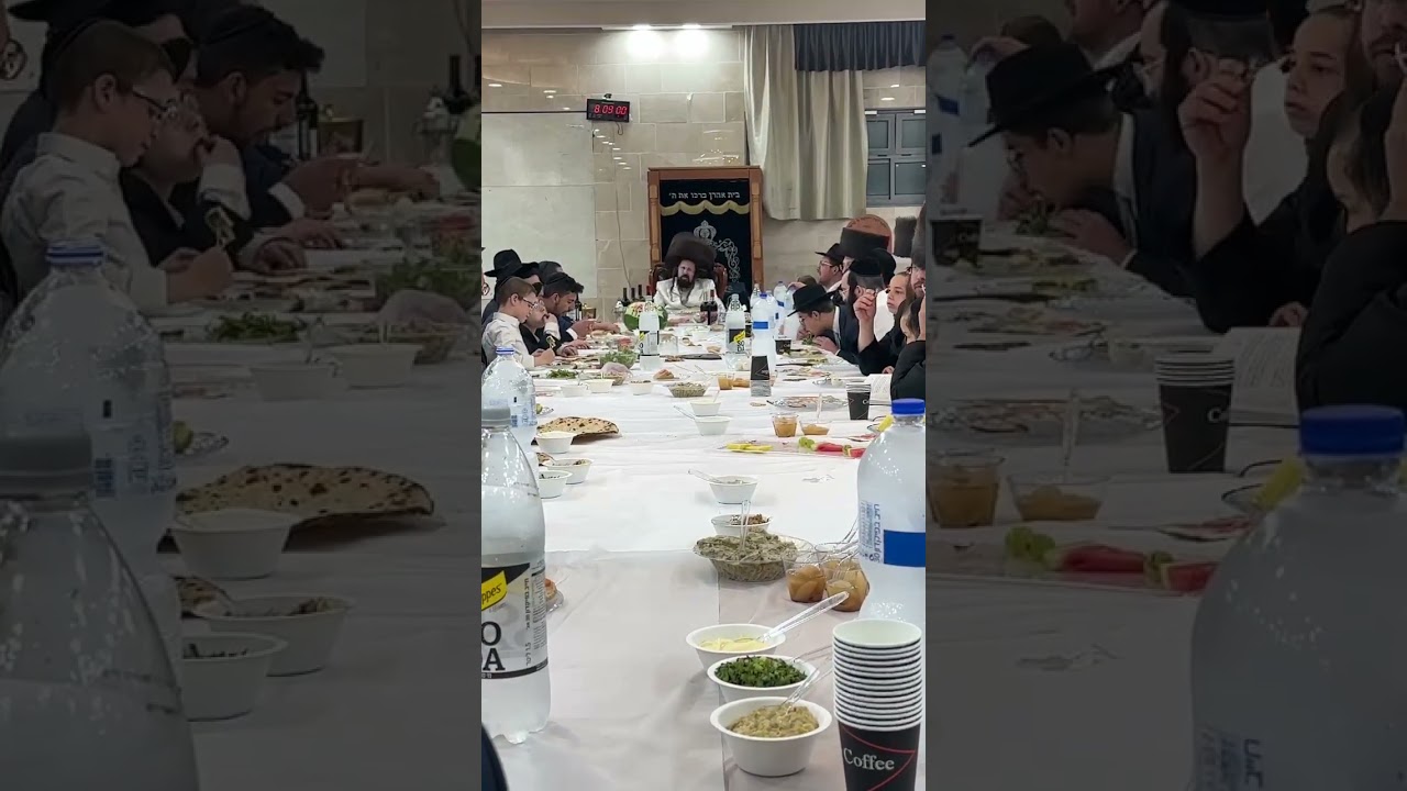 Moshiach Seuda with Mezibuz Rebbe shvi'i shel Pesach 5785