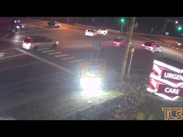 Surveillance video accident Cedarbridge Ave