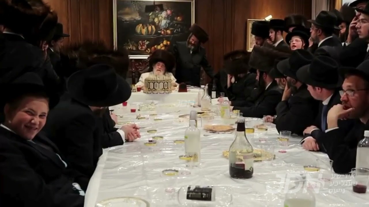האדמו"ר מוויזניץ ביים נעילת החג פסח טיש אין לאס אנזשעלעס