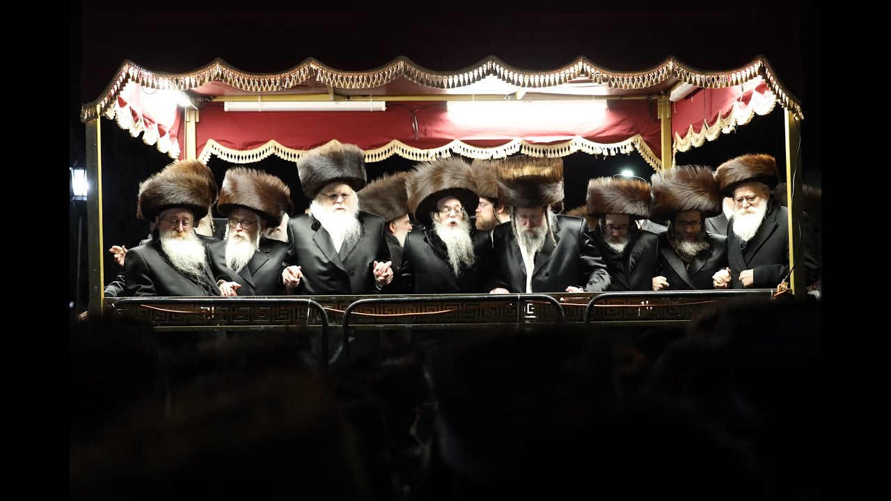 שמחת החתונה פון החתן בן האדמו"ר מסקולען פון וויליאמסבורג