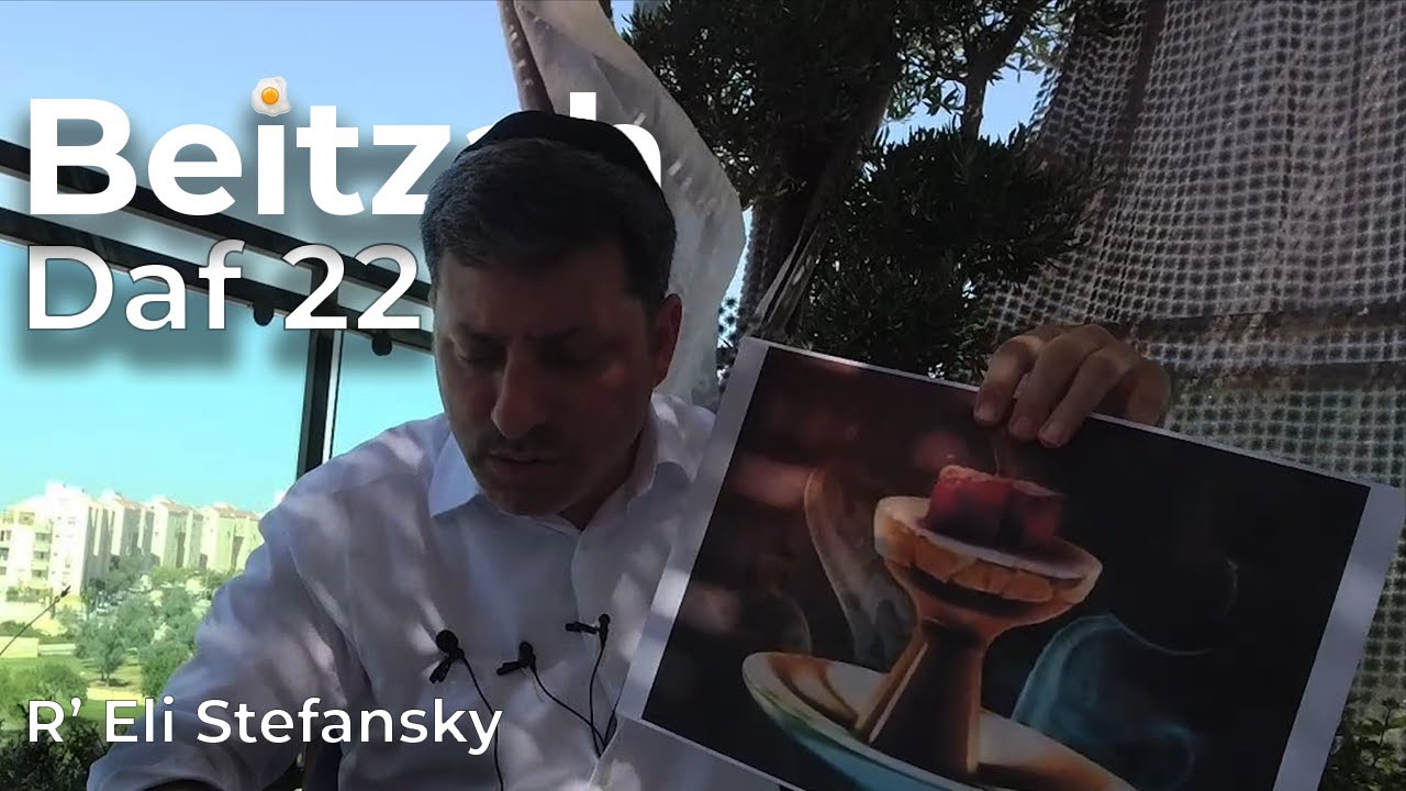 Daf Yomi Beitzah Daf 22 by R’ Eli Stefansky