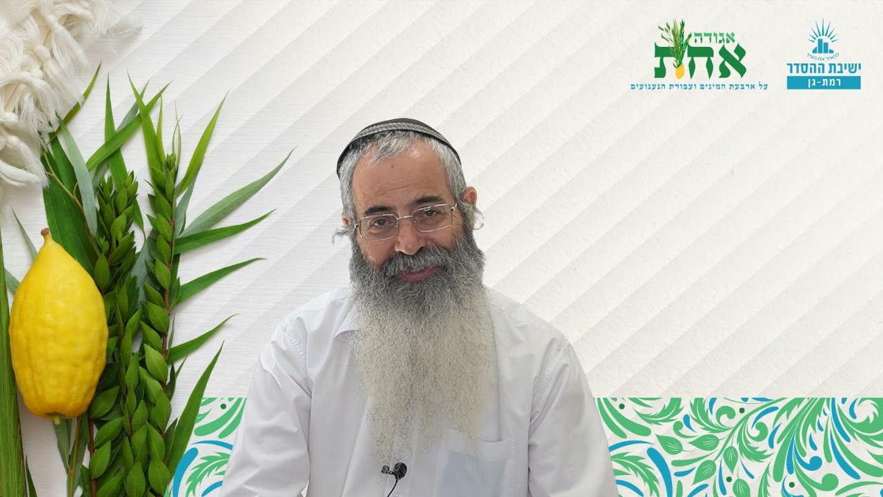 זקיפות הקומה של עם ישראל | אגודה אחת- ב | לולב | הרב יהודה מלמד