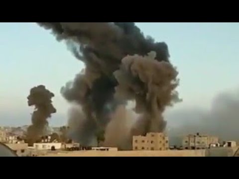 Boom-Boom-Boom! The Israeli Defense Forces Bombarding Gaza Terror Targets, Bringing Down Buildings