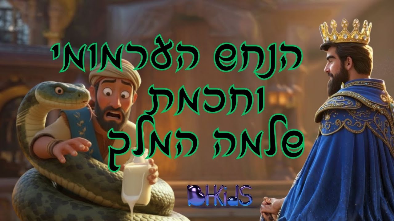 הנחש הערמומי וחכמת שלמה המלך 🐍✨ | סיפורי שלמה המלך בהמחשת AI