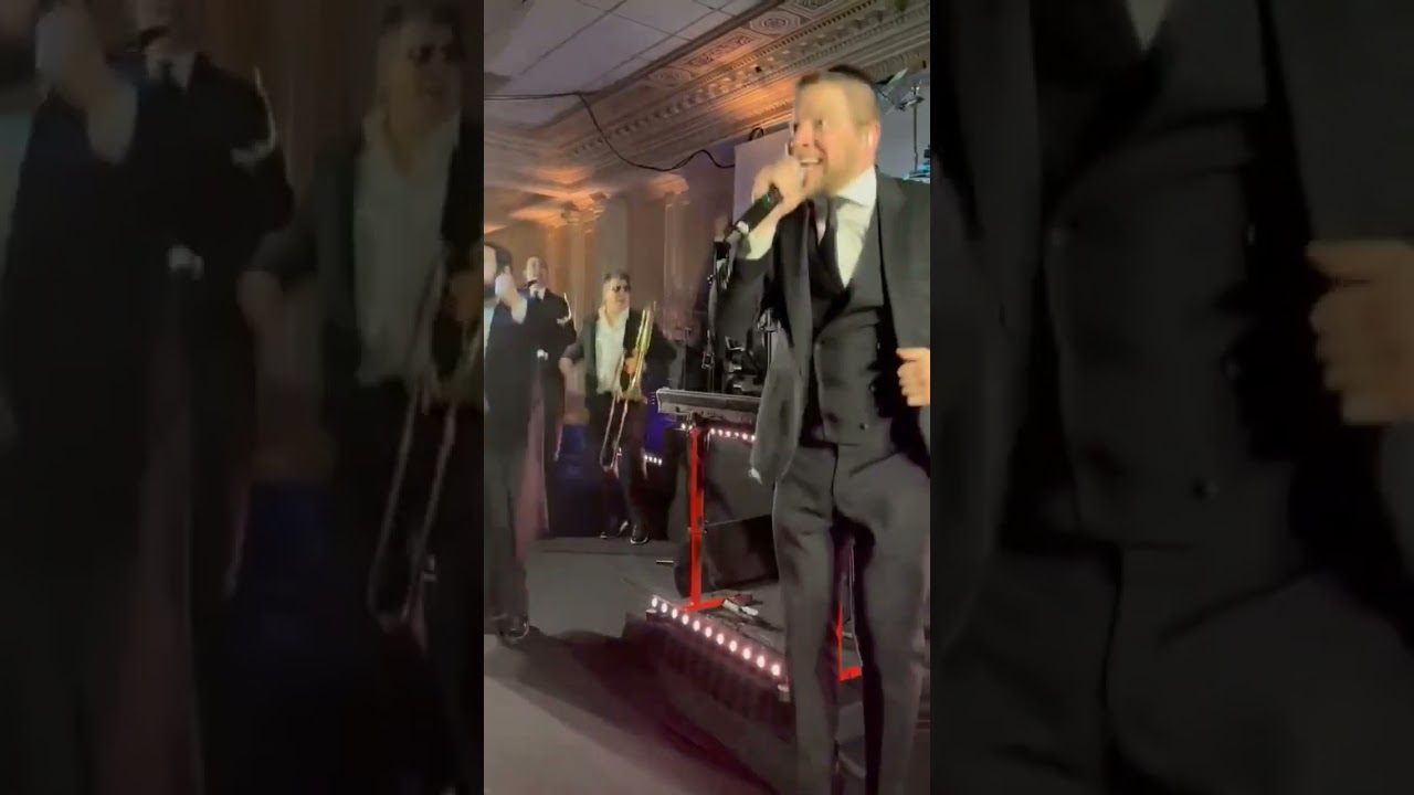 The boy says to him "you gotta try this! It's so much fun!" #shorts #viral #fyp #jewish #wedding