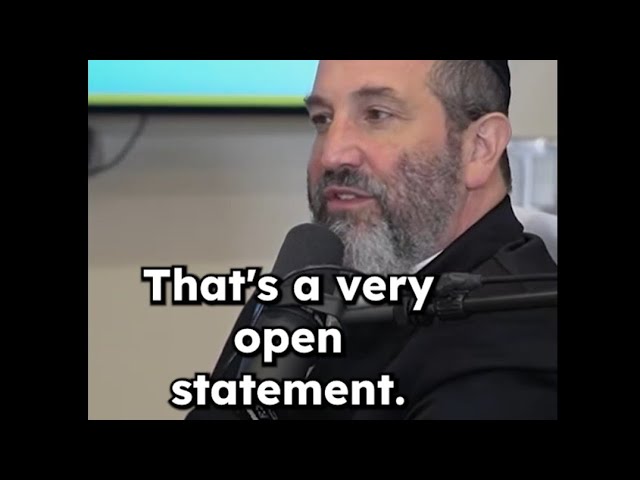 MOST HONEST THING YOU CAN SAY  - Rabbi Yoni Fischer | on LivingLchaim