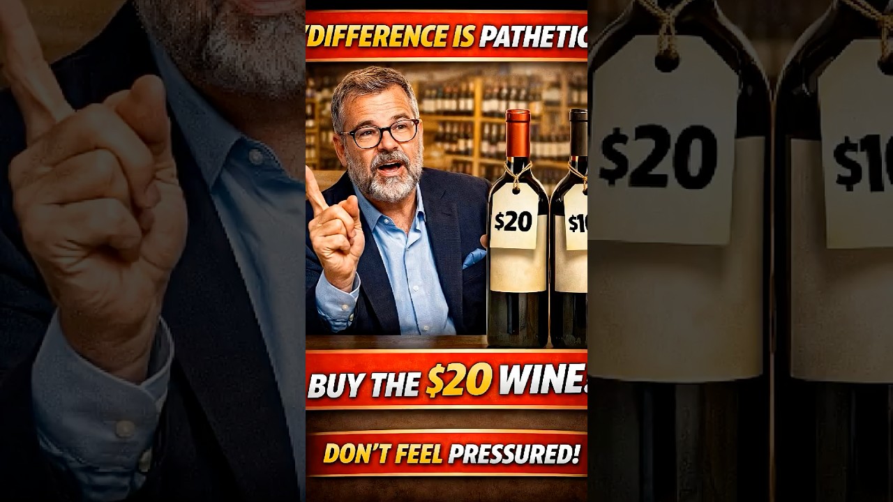 Wine Expert EXPOSES the Truth… $100 Bottles Are a SCAM 🍷#WineTruth #SaveMoney #WineTips