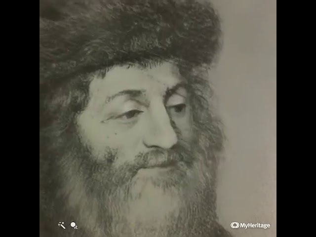 My Heritage Animation of Chasam Sofer zt"l