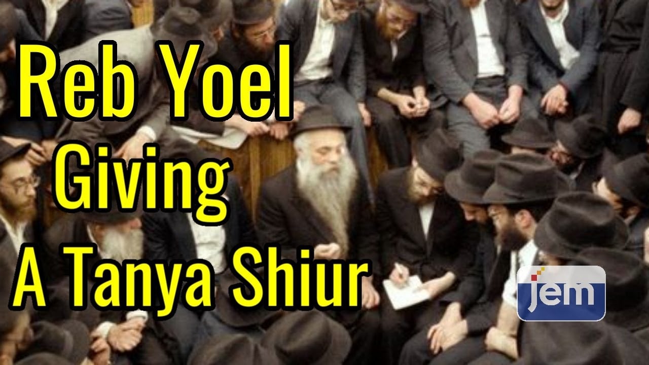 Reb Yoel Records Chapter 9 Tanya in a Studio in 5744