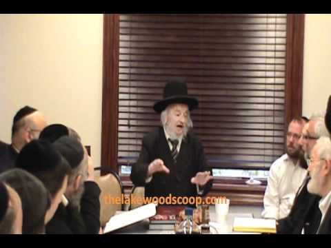 Reb Yaakov Galinski Shlita At Reb Apters Shiur Part 1 of 2