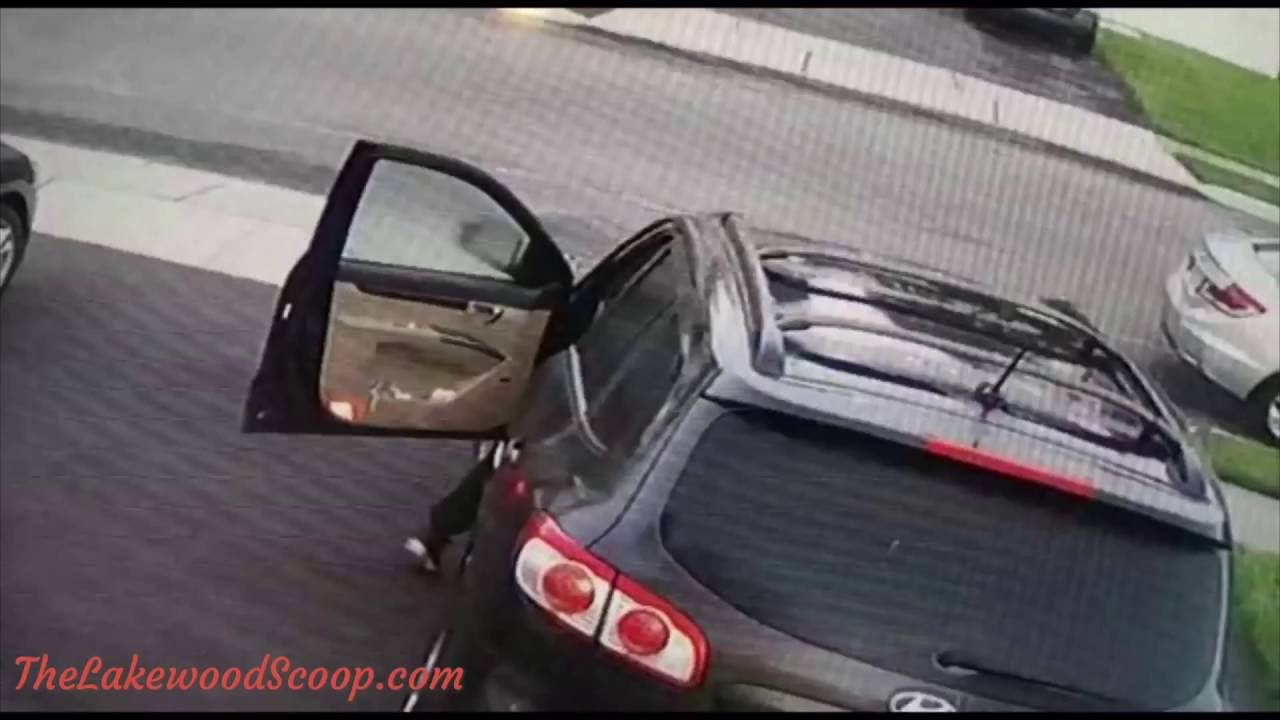 Surveillance video of suspects burglarizing vehicles in Lakewood