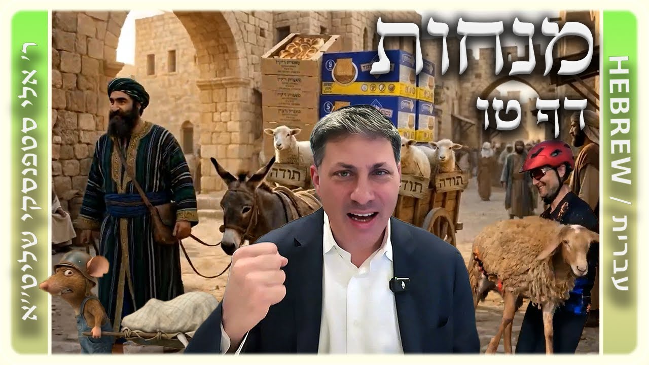 מרכז דף יומי - מנחות דף טו. - ר' אלי סטפנסקי שליט"א