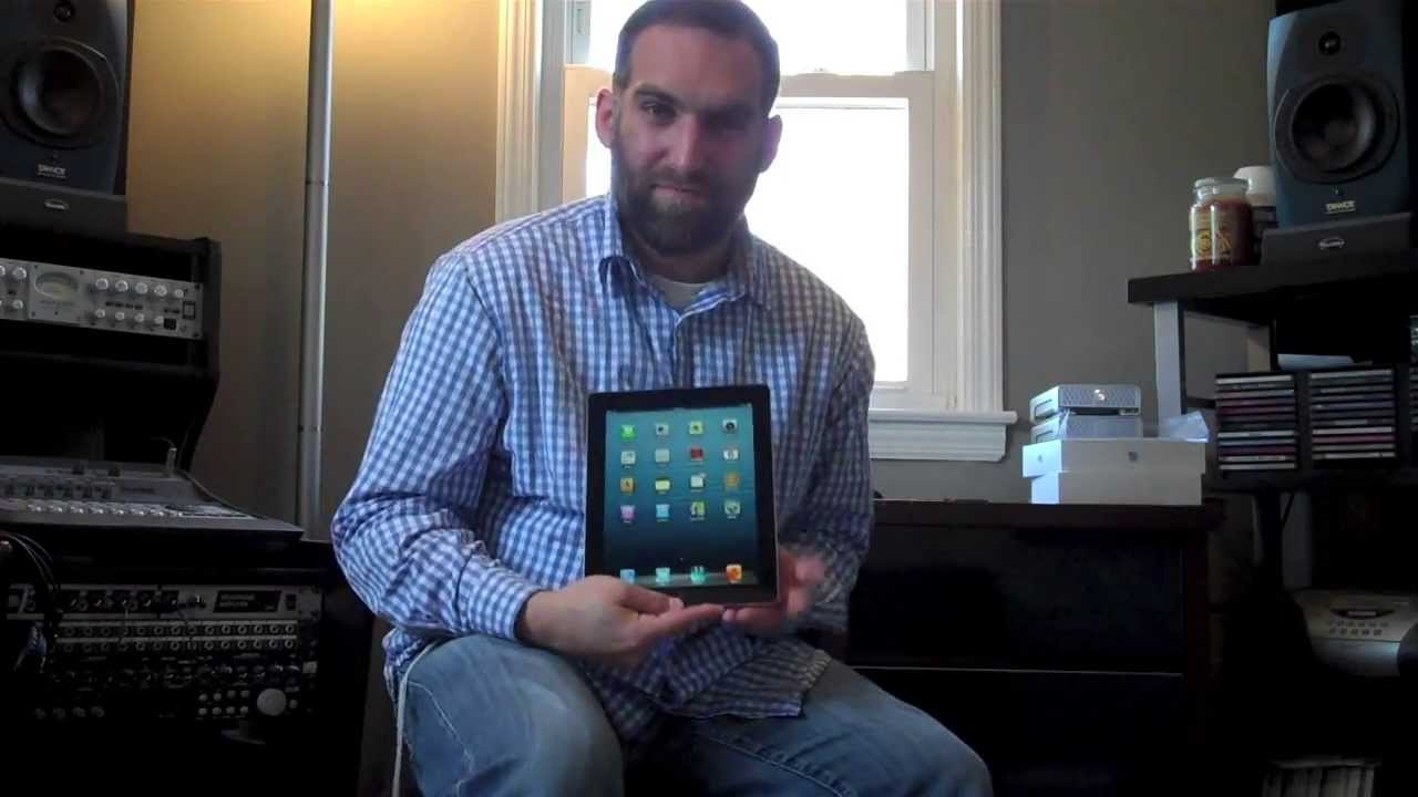 iPad 4 the new iPad with retina display late 2012 unboxing and setup video