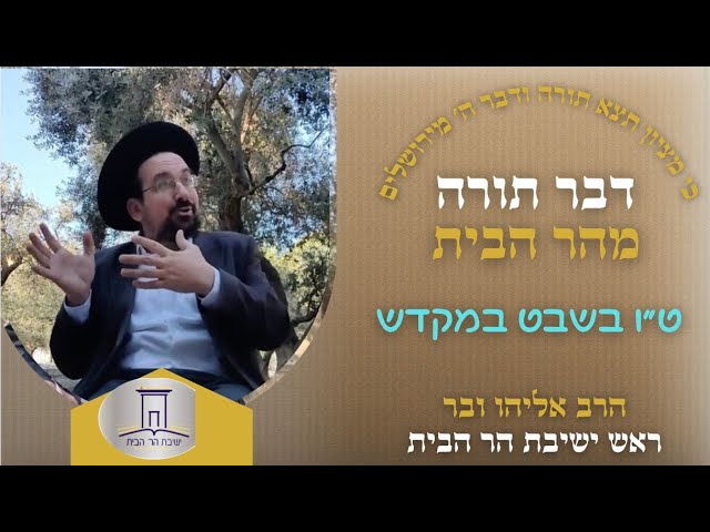 ט״ו בשבט במקדש | הרב אליהו ובר