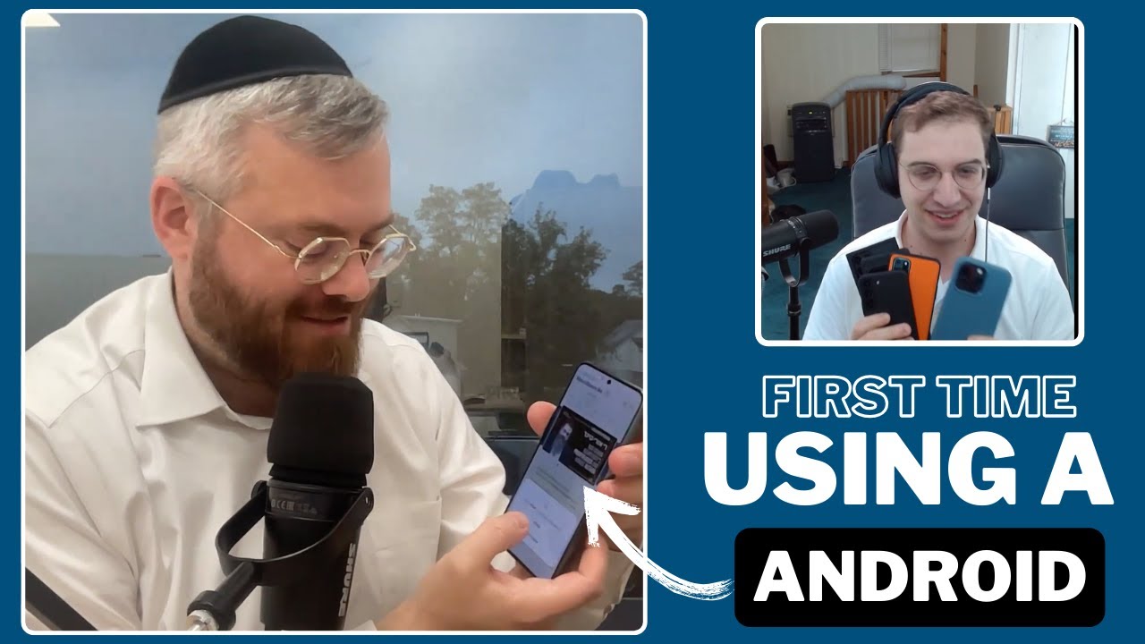 Rabbi Schwed Gets An ANDROID!
