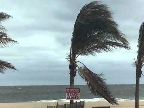 Point Pleasant Beach as Hurricane Joaquin heads toward East Coast