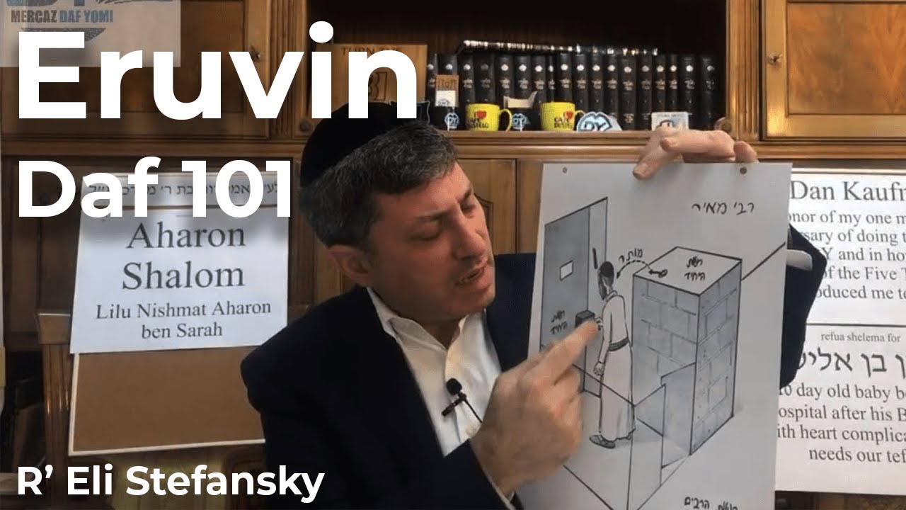 Daf Yomi Eruvin Daf 101 by R’ Eli Stefansky