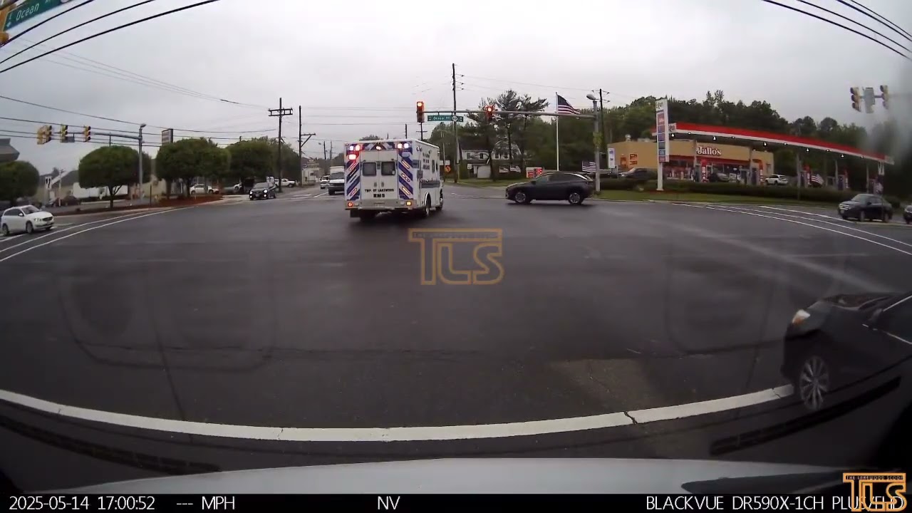Close call with an ambulance
