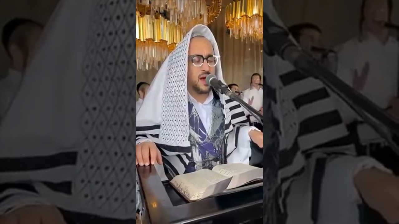 ליפא שמעלצר ובנצי שטיין בתפילת חג עם הנגיד שי גראוכר