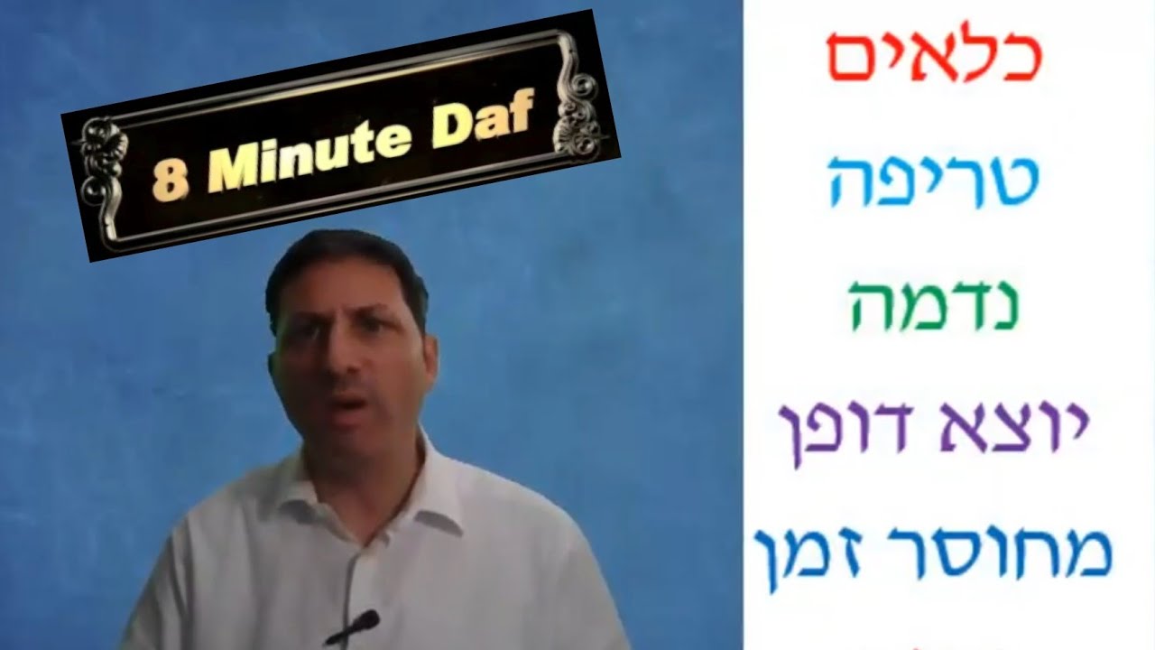 8 Min Daf - Bechoros Daf 57 by R’ Eli Stefansky