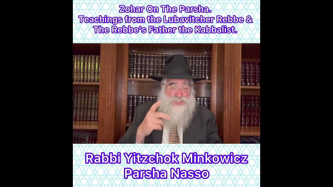 Zohar Parsha Nasso. Lubavitcher Rebbe & Rebbe’s Father Kabbalist. By Rabbi Yitzchok Minkowicz