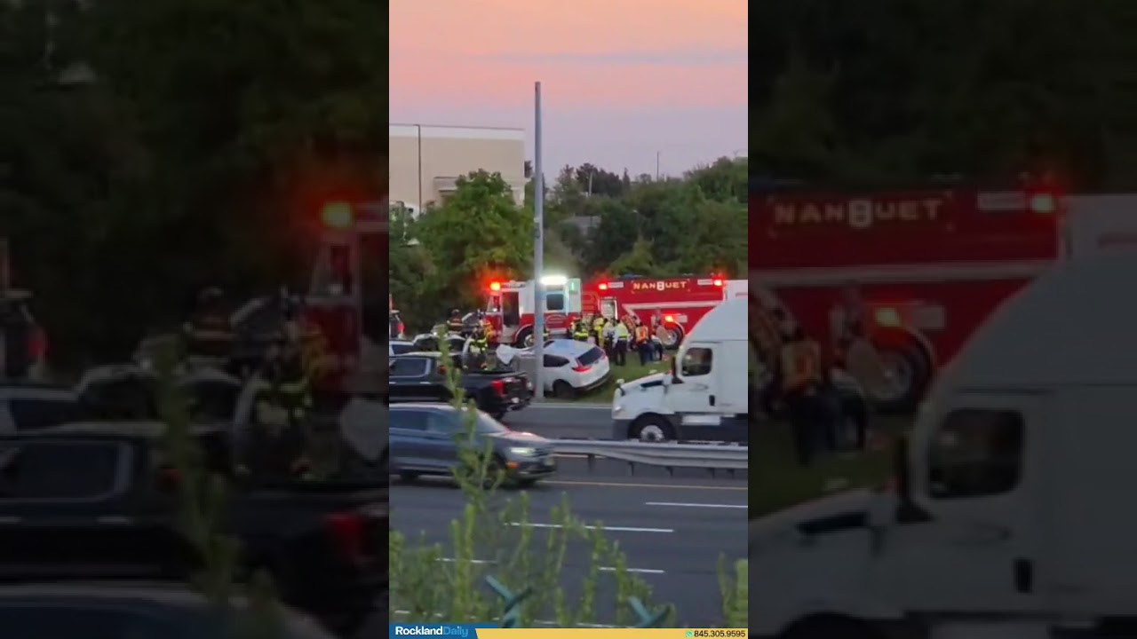 A serious MVA took place near Exit 14 southbound on the NYS Thruway