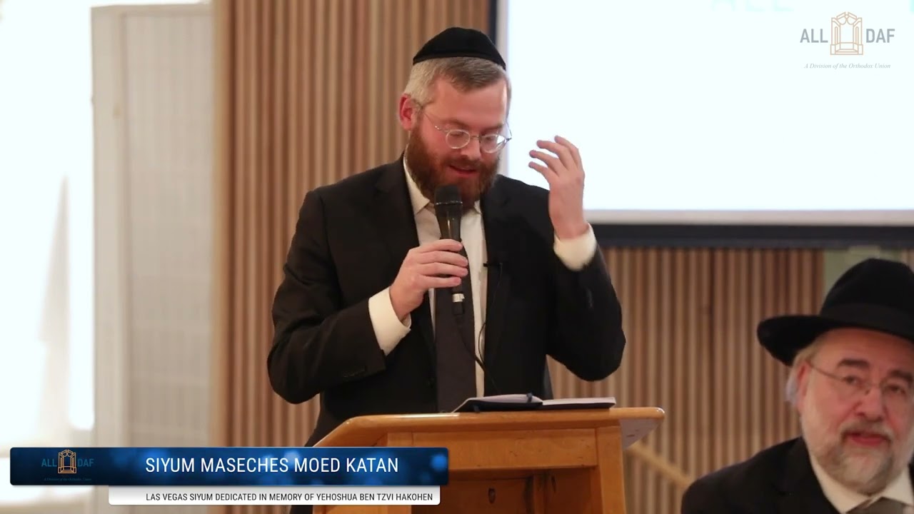 Siyum Moed Katan in Las Vegas