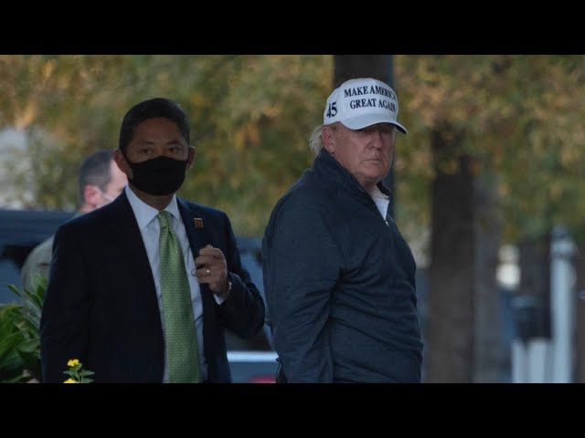 President Trump Spotted Playing Gulf As Joe Biden Declared President-Elect