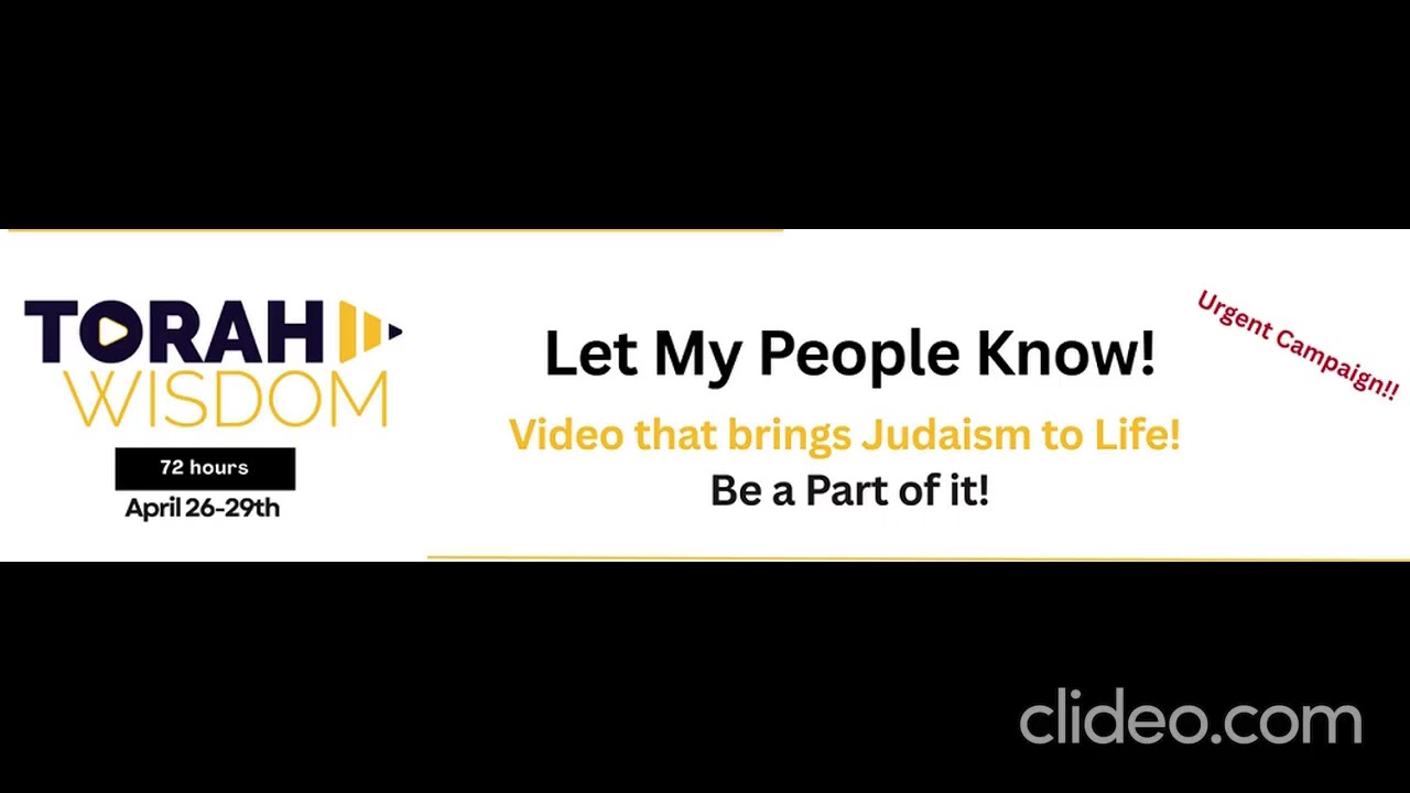 Torah Wisdom Foundation and Fundraising Campaign Featured on JM in the AM