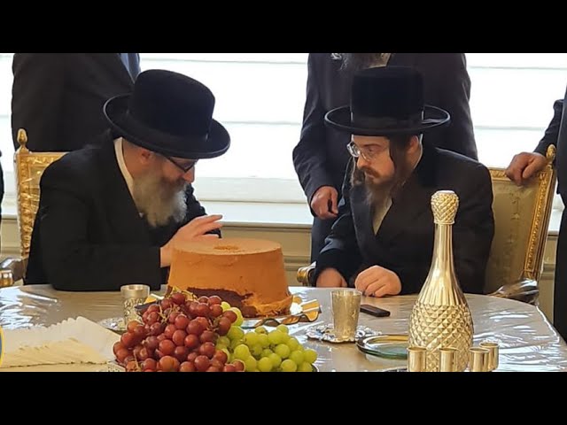 Rachmastrivka Rebbe Visits Sadigura Rebbe | האדמו”ר מראחמיסטריווקא בביקור אצל אדמו”ר מסאדיגורה