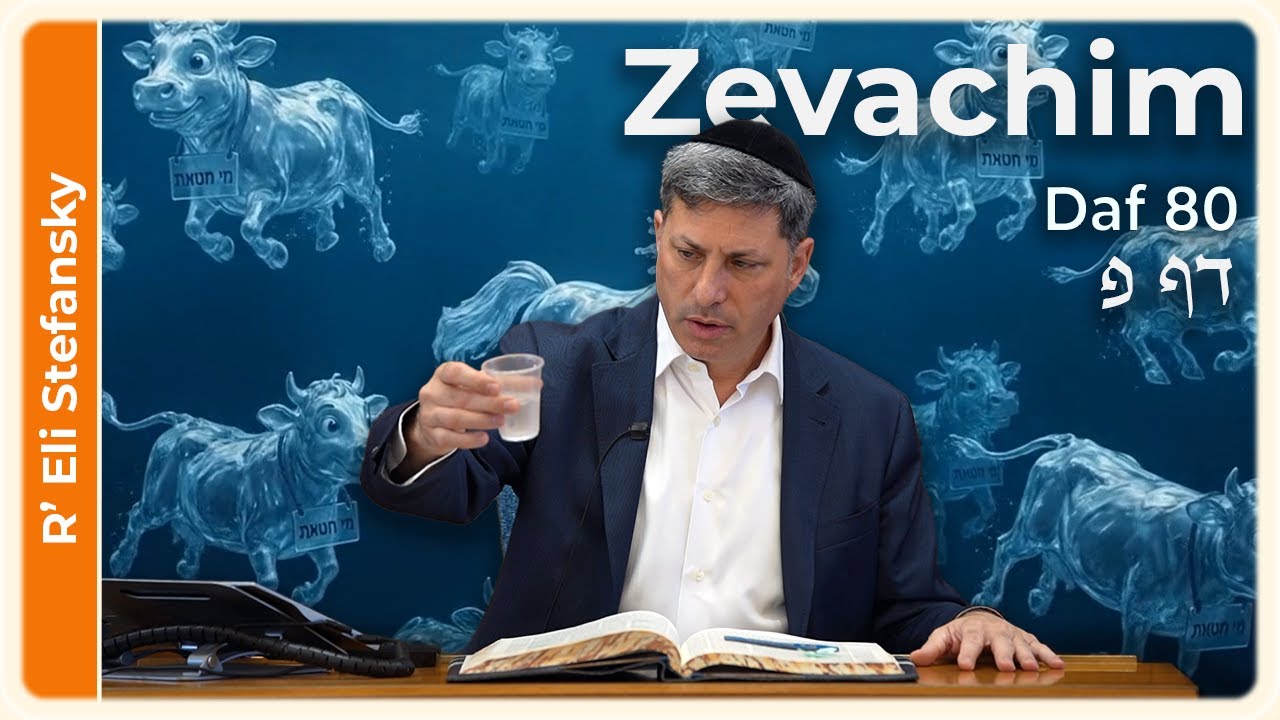 Daf Yomi Zevachim Daf 80 by R' Eli Stefansky