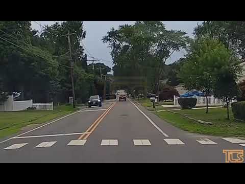 Dashcam captures overturn accident in Manchester