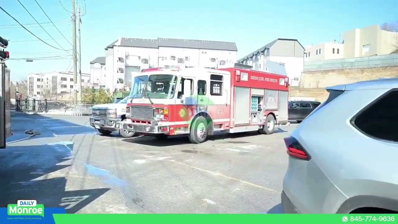 Water main burst at Ginas Klein Hall